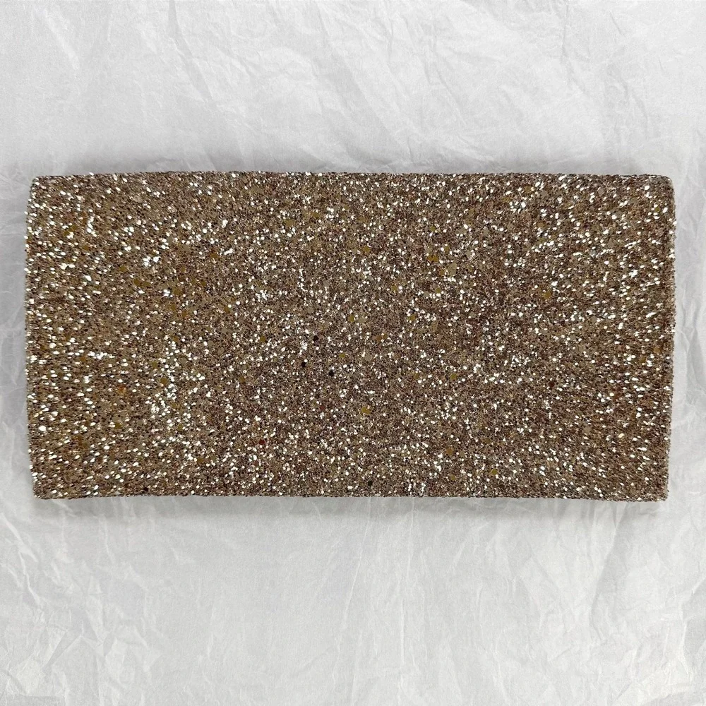 Gold Glitter Clutch Banana Republic Essential Flap Taupe Evening Bag
